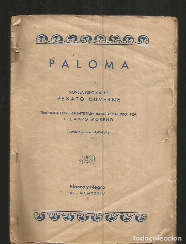 Libros: PALOMA - DUVERNE, RENATO - Foto 1