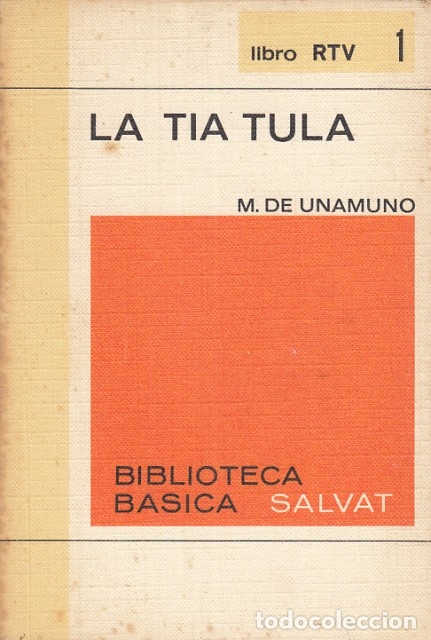 Libros: La t&iacute;a Tula - de Unamuno, Miguel - Foto 1
