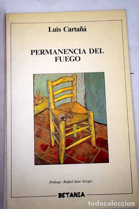 Libros: Permanencia del fuego.- Carta&ntilde;&aacute;, Luis - Foto 1