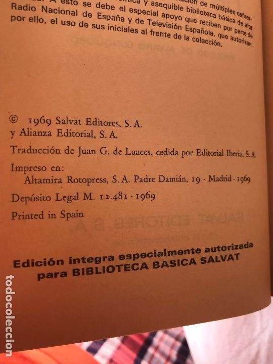 Libros: Biblioteca b&aacute;sica. Editorial Salvat 10 tomos - Foto 3