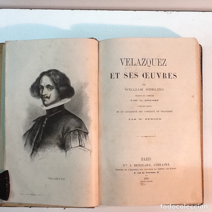 Libros: VELAZQUEZ ET SES OEUVRES STIRLING WILLIAM 1865 - Foto 1