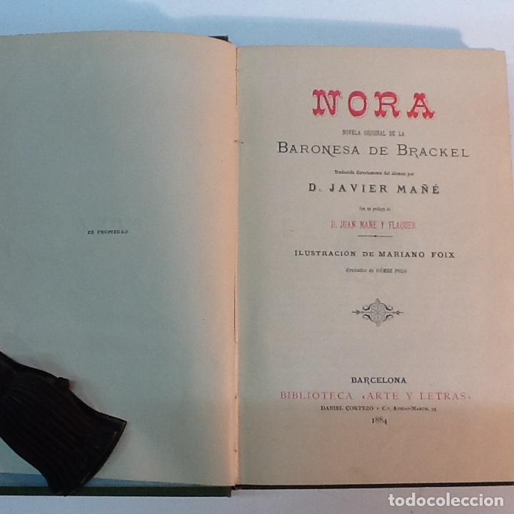 Libros: NORA BRACKEL BARONESA DE 1884 - Foto 4