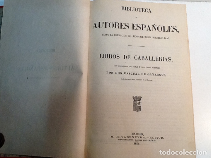 Libros: LIBROS DE CABALLERIAS 1874 - Foto 5