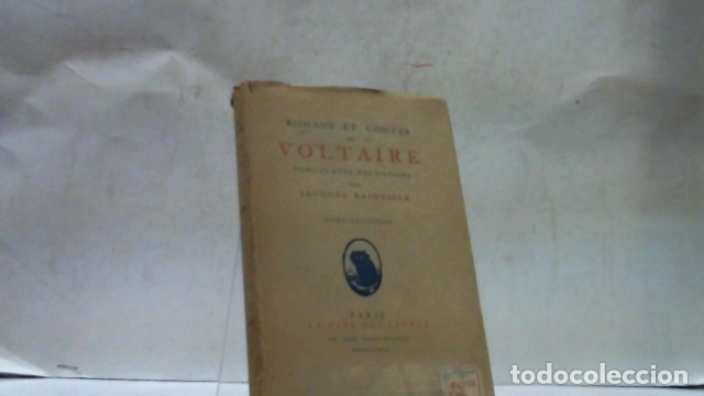 Libros: ROMANS ET CONTES DE VOLTAIRE TOMO 3&ordm; VOLTAIRE - Foto 1