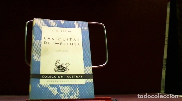 Libros: LAS CUITAS DE WERTHER J W GOETHE - Foto 1