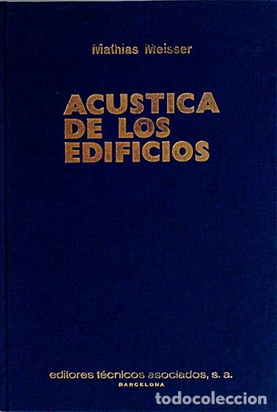 Libros: Ac&uacute;stica de los edificios - mathias meisser - Foto 1