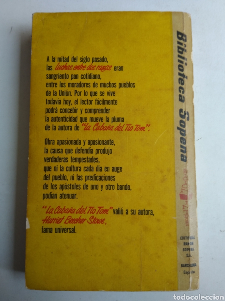 Libros: LA CABA&Ntilde;A DEL T&Iacute;O TOM/HARRIET BEECHER STOWE - Foto 3