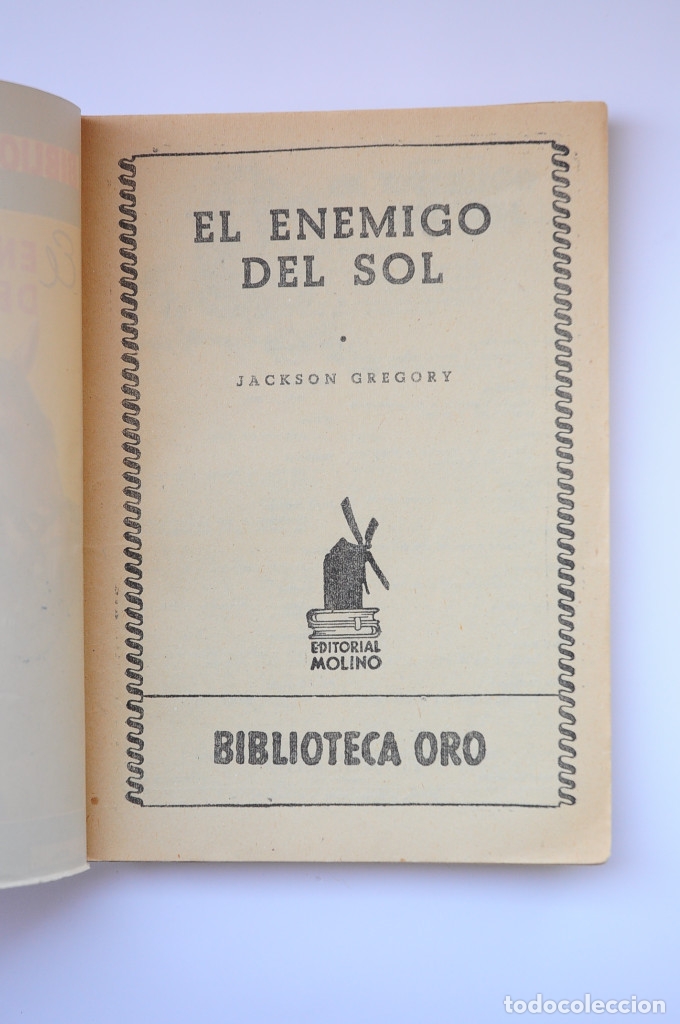 Libros: El enemigo del sol - GREGORY, Jackson - Foto 2