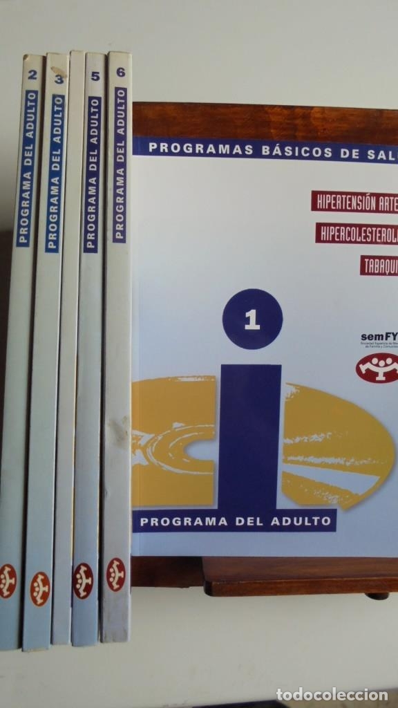 Libros: PROGRAMAS B&Aacute;SICOS DE SALUD. PROGRAMA DEL ADULTO. Volumen I, II, III, IV, V y VI (Completa) - VARIOS - Foto 1