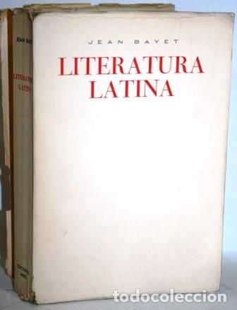 Libros: LITERATURA LATINA - BAYET, Jean - Foto 1