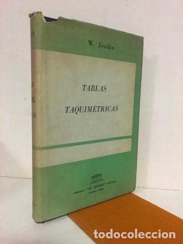 Libros: TABLAS TAQUIM&Eacute;TRICAS - JORD&Aacute;N,W. - Foto 1