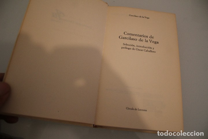 Libros: COMENTARIOS DE GARCILASO DE LA VEGA - Foto 1