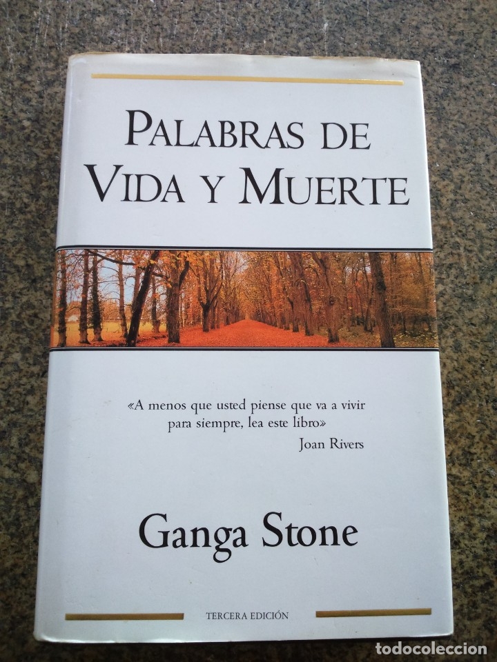 Libros: PALABRAS DE VIDA Y MUERTE -- GANGA STONE -- EDICIONES B 1997 -- - Foto 1