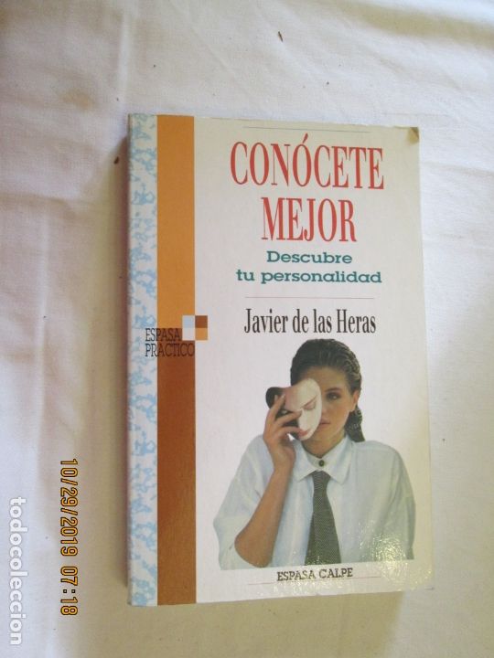 Libros: CON&Oacute;CETE MEJOR - JAVIER DE LAS HERAS  - ESPASA CALPE 1995. - Foto 1