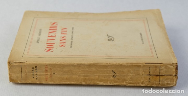 Libros: Souvenirs Sans Fin-Andr&eacute; Salmon-Ed.Gallimard, 1955 - Foto 2