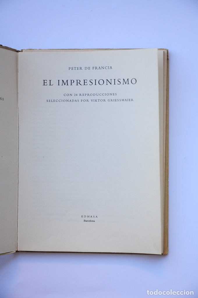 Libros: El impresionismo - FRANCIA, Peter de - Foto 3