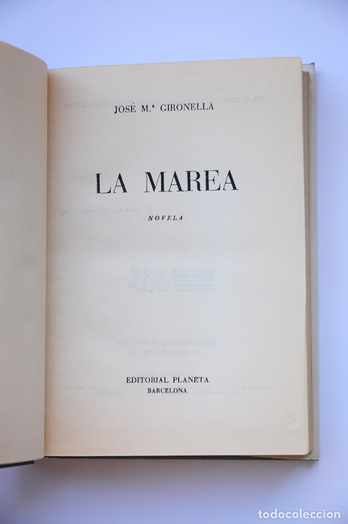 Libros: La marea - GIRONELLA, Jos&eacute; Mar&iacute;a - Foto 3