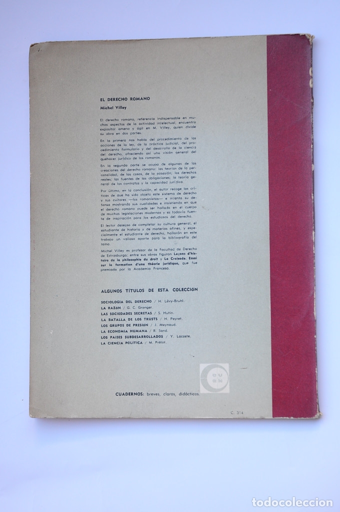 Libros: El derecho romano - WILLEY, Michel - Foto 4