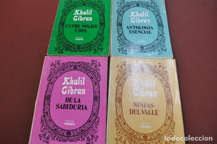 Libros: 4 libros khalil gibran - editorial tiempo - CN1 - Foto 1