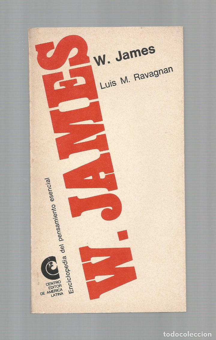 Libros: W. James. - RAVAGNAN, Luis M.: - Foto 1