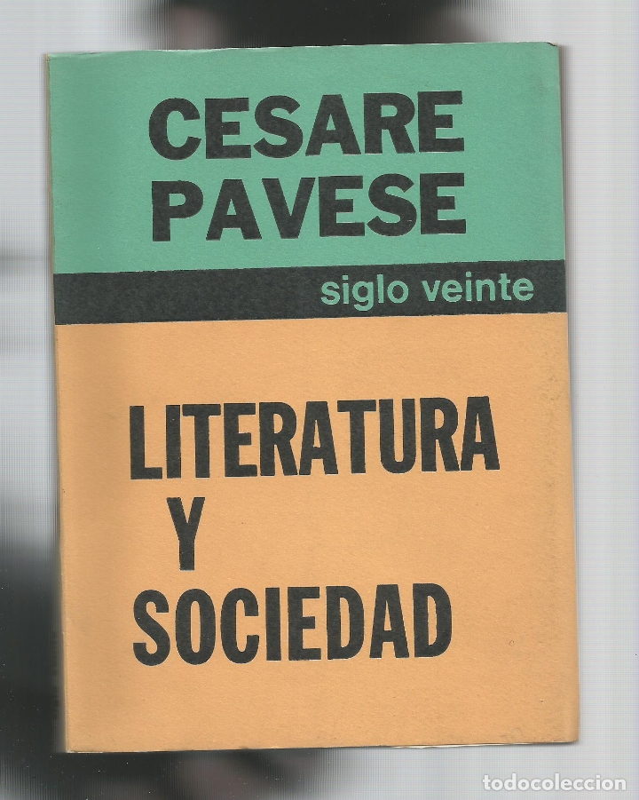 Libros: Literatura y sociedad. - PAVESE, Cesare: - Foto 1