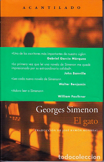Libros: EL GATO. - SIMENON, Georges. - Foto 1