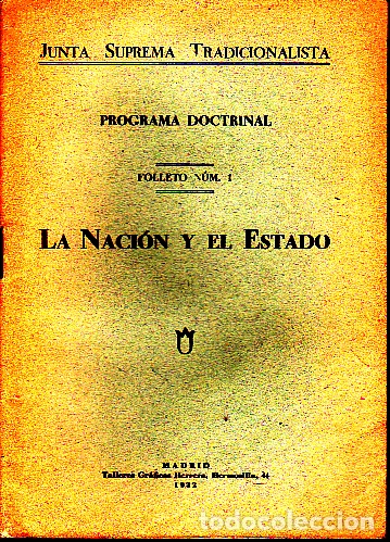 Libros: LA NACION Y EL ESTADO. - ANONIMO. - Foto 1