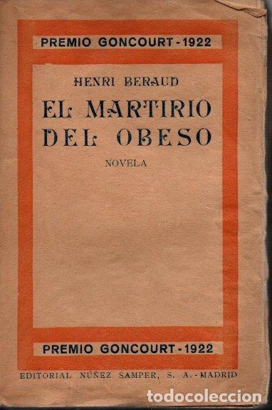 Libros: EL MARTIRIO DEL OBESO. - BERAUD, Henri. - Foto 1