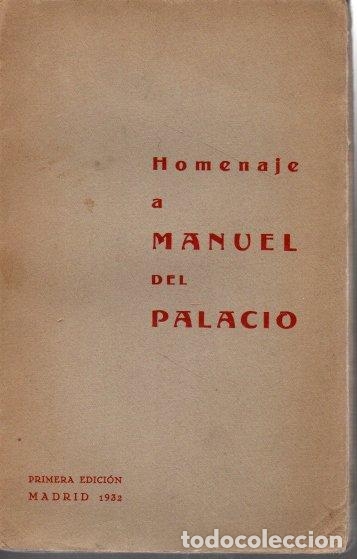 Libros: HOMENAJE A MANUEL DEL PALACIO. - AA.VV. - Foto 1