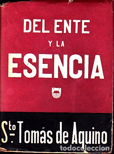 Libros: DEL ENTE Y LA ESENCIA. - AQUINO, Santo Tom&aacute;s de. - Foto 1