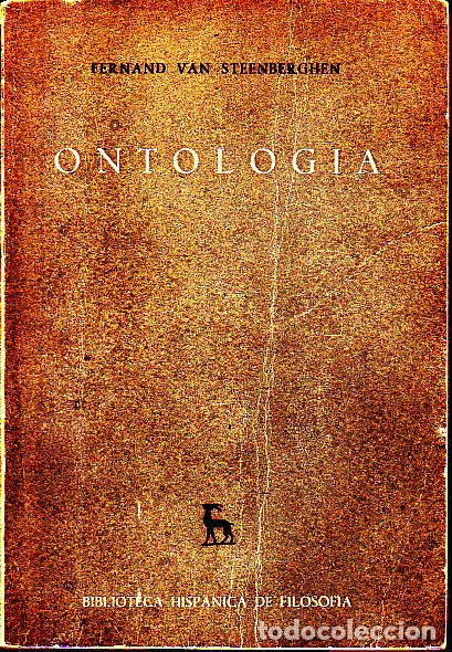 Libros: ONTOLOGIA. - STEERBERGHEN, Fernand Van. - Foto 1