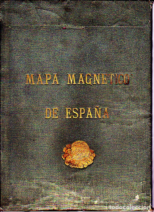 Libros: MAPA MAGNETICO DE ESPA&Ntilde;A PARA LA EPOCA DE 1924,0. - ANONIMO. - Foto 1