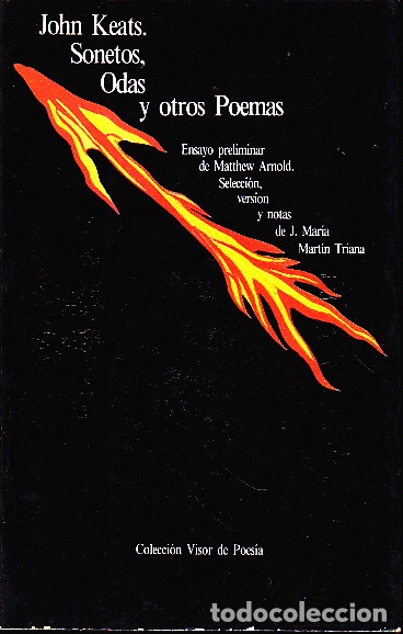 Libros: SONETOS, ODAS Y OTROS POEMAS. - KEATS, John. - Foto 1