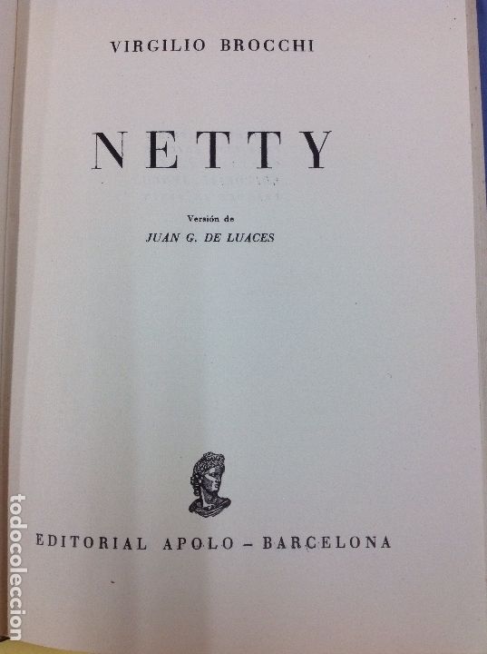 Libros: Netty Virgilio brocchi editorial apolo - Foto 1