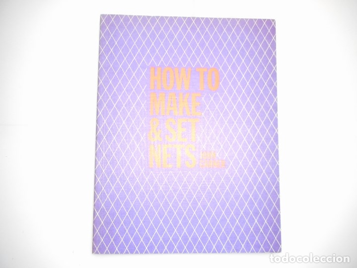Libros: JOHN GARNER    How to make & set nets    Y97024 - Foto 1