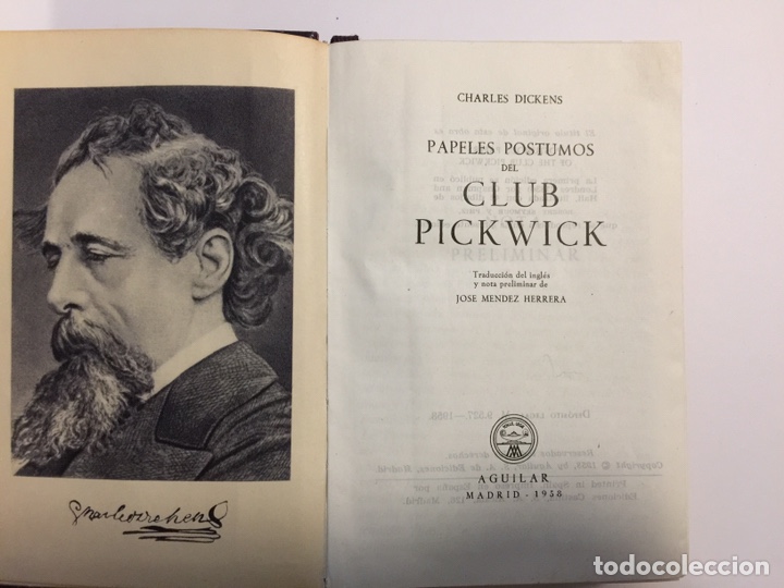 Libros: Papeles p&oacute;stumos del Club Pickwick. - Charles Dickens. - Foto 1