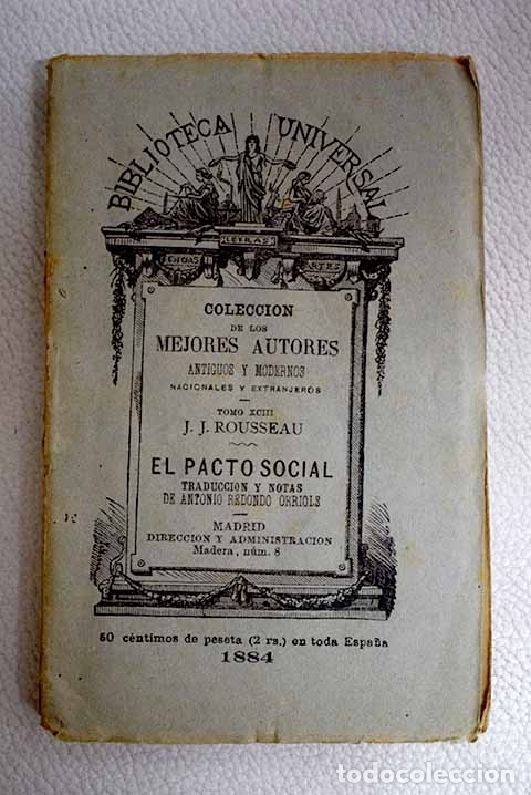 Libros: El pacto social.- Rousseau, Jean-Jacques - Foto 1