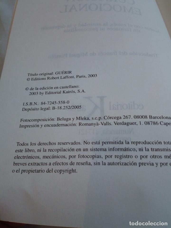 Libros: 168-CURACION EMOCIONAL, David Servan Schreiber, 2003 - Foto 5