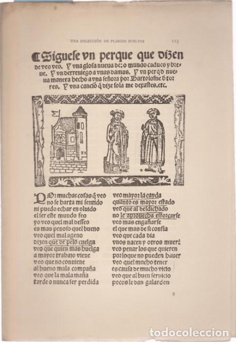 Libri di seconda mano: SIGUESE UN PERQUE QUE DIZEN DE VEO VEO. Y UNA GLOSA NUEVA DE O MUNDO CADUCO Y BREVE. Y UN DERRENIEG
