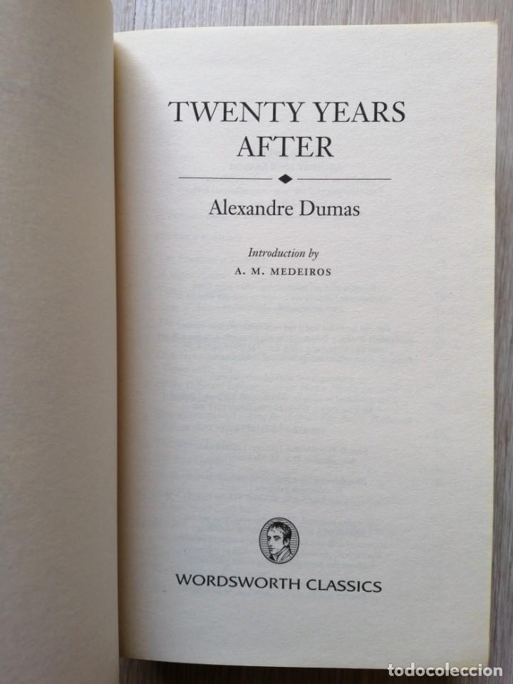 Libros: TWENTY YEARS AFTER - Alexandre DUMAS. Wordsworth classics. - Foto 3