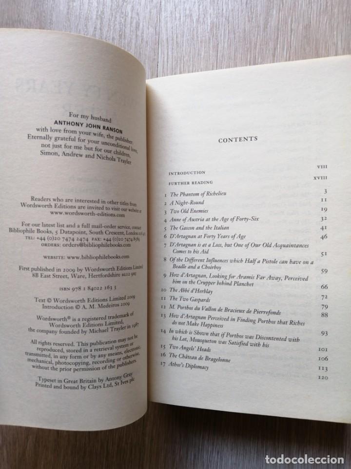 Libros: TWENTY YEARS AFTER - Alexandre DUMAS. Wordsworth classics. - Foto 4