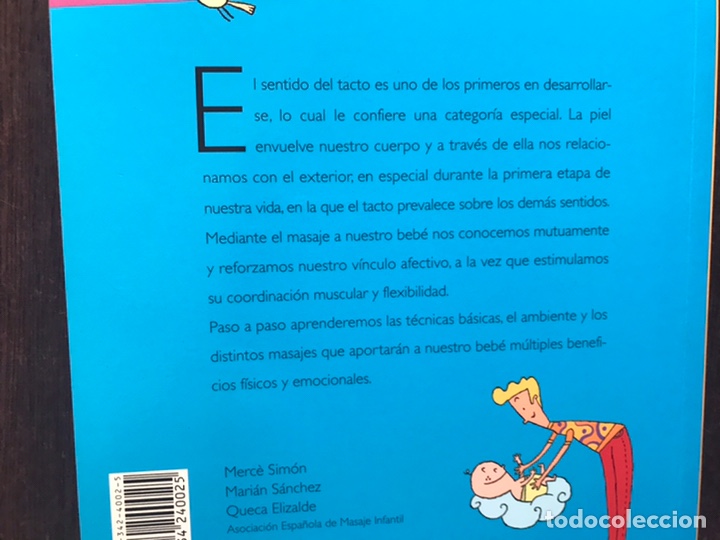 Libros: Masaje para beb&eacute;s. Merc&egrave; Sim&oacute;n. Como nuevo - Foto 3