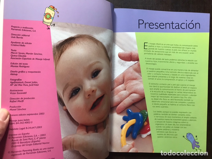 Libros: Masaje para beb&eacute;s. Merc&egrave; Sim&oacute;n. Como nuevo - Foto 5