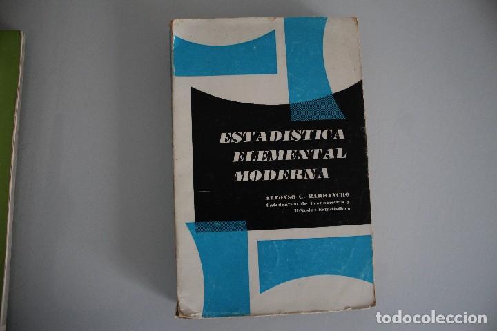 Libros: ESTADISTICA ELEMENTAL MODERNA - Foto 1