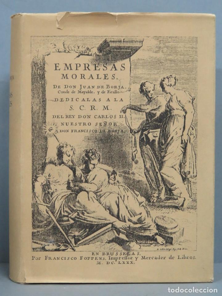 Libros: EMPRESAS MORALES. JUAN DE BORJA. FACSIMIL - Foto 1