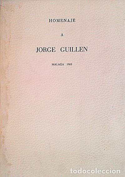 Libros: Homenaje a Jorge Guullen - Varios - Foto 1