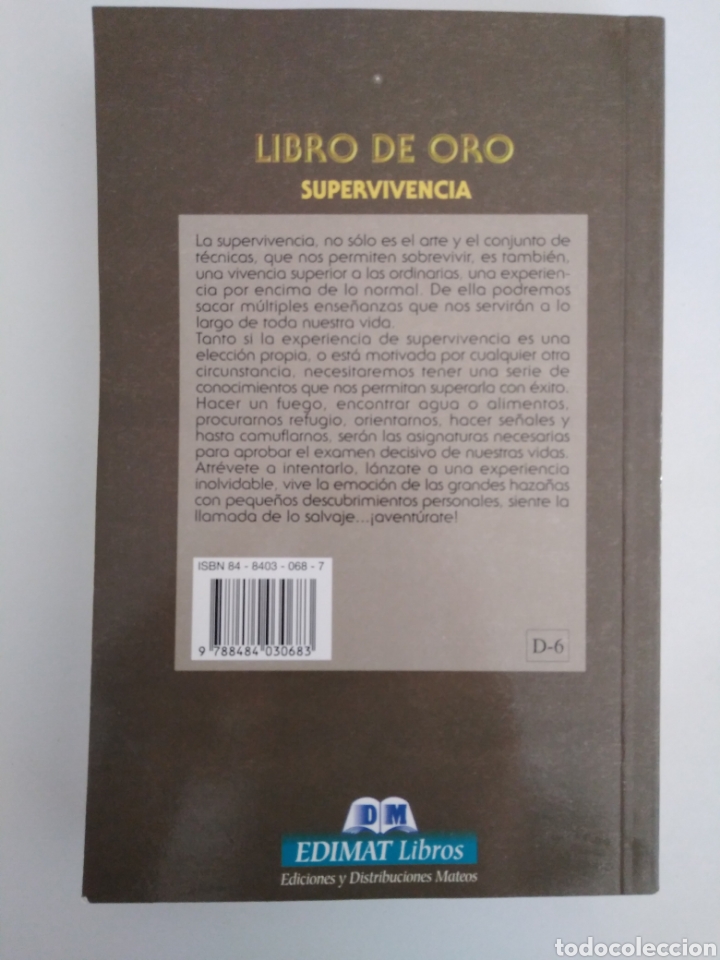 Libros: Libro de oro. Supervivencia / Cristian Biosca - Foto 2