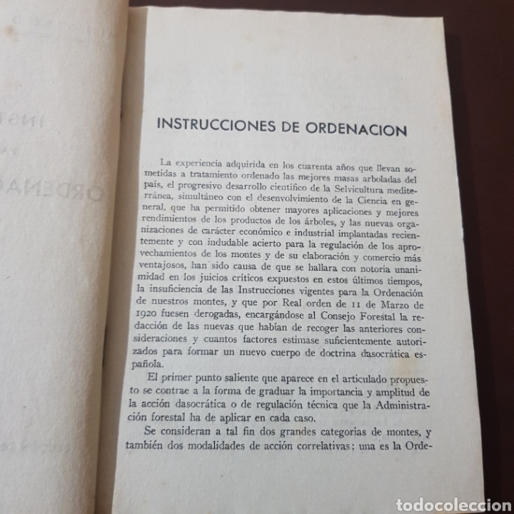 Libros: INSTRUCCIONES PARA EL SERVICIO DE ORIENTACION DE MONTES - Foto 3