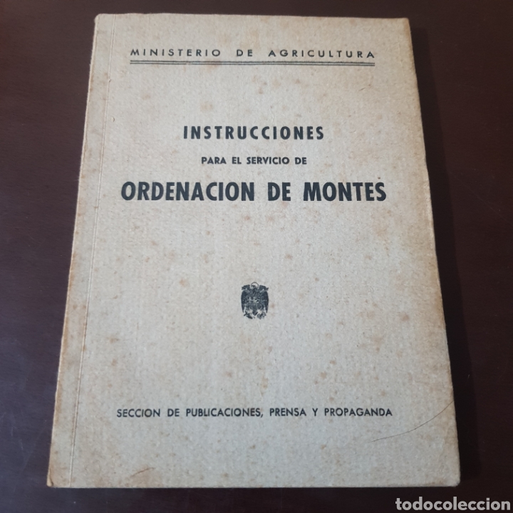 Libros: INSTRUCCIONES PARA EL SERVICIO DE ORIENTACION DE MONTES - Foto 1