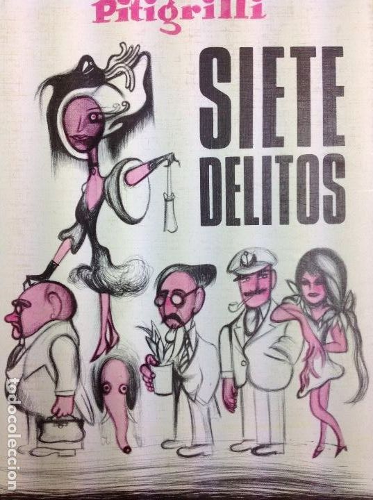 Libros: Siete delitos Pitigrilli - Foto 1